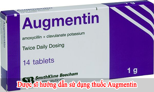 Hướng dẫn sử dụng thuốc Augmentin 1g