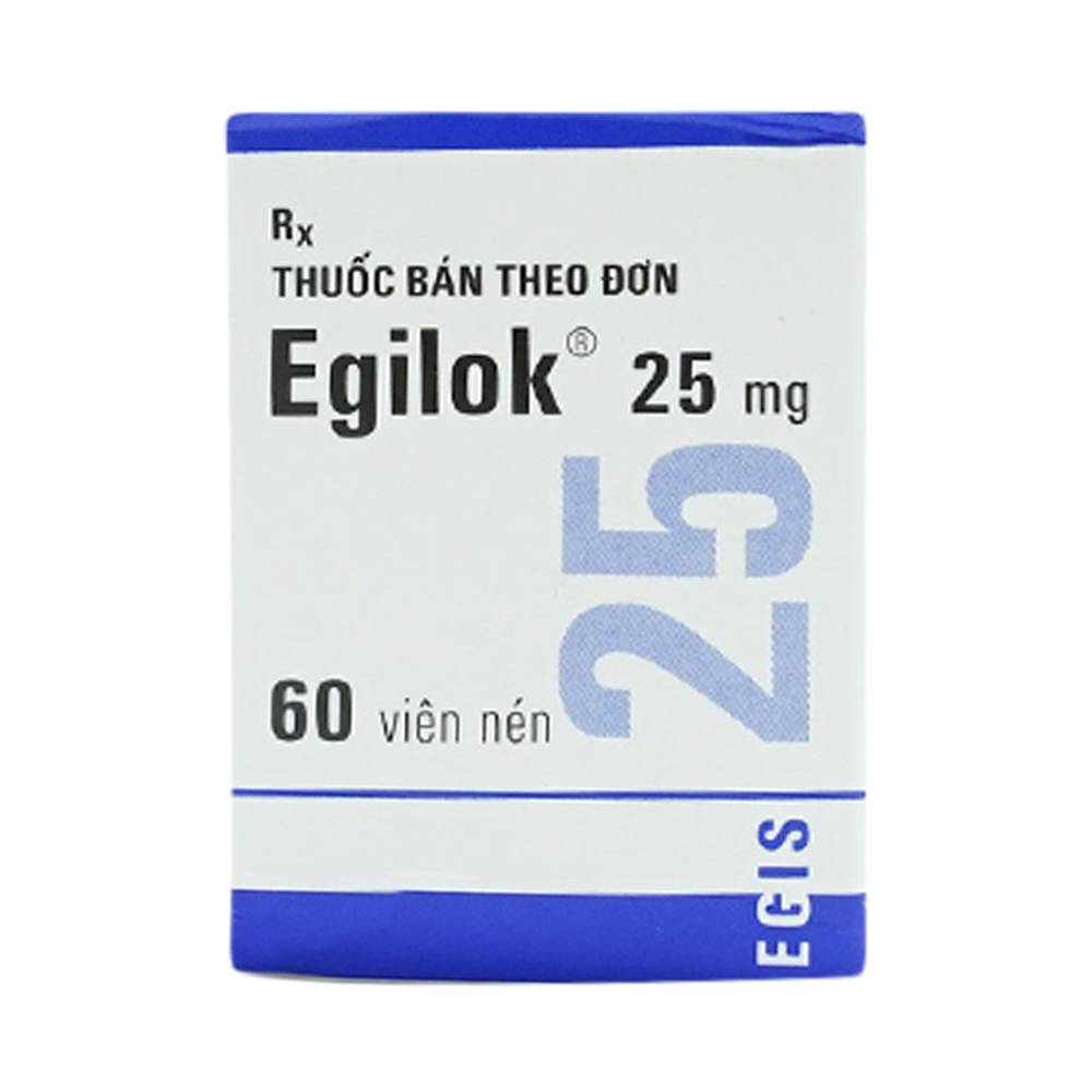 Tìm hiểu thuốc Egilok 50mg, thuốc Egilok 25mg có tác dụng gì?